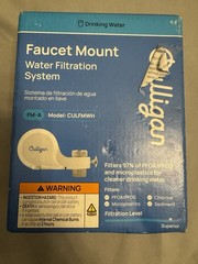 Culligan Faucet Mount Water Filtration System Model: CULFMCH