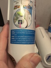 Waterdrop WD-F38 Refrigerator Filter replacement W10295370