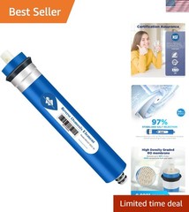 NSF Certified 50 GPD RO Membrane – 11.75″x1.75″ Compatible Water Filter Solution