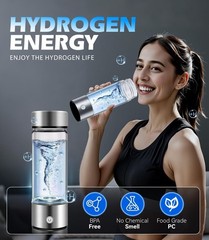 Upgrade Hydrogen Water Bottle Generator – 24-Hour Hydrogen Lock, Double Hydrogen