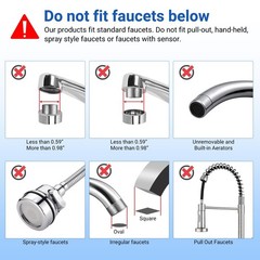 Water Filter Faucet with LED Display, UV Sterilization, Reduces Chlorine & Odors