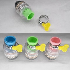 3 Pcs 6-Layer Activated Carbon Faucet Water Filter for Clean Drinking Water