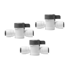 3 PCS NSF certified 1/4″ Push in Connect Ball Valve for RO Water System