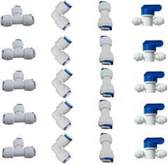 1/4″ OD Quick Connect Push in to Connect for RO Water Reverse Osmosis System Wat