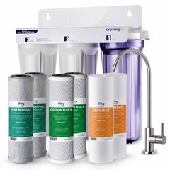 iSpring US31-PFF3 Under Sink Tankless Water Filtration System, SGS-Tested PFAS