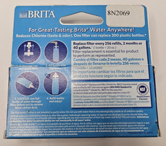 Brita Bottle Water Filtration System Replacement Filters 2 Pk BB02