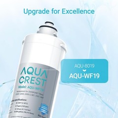 AQUA CREST I2000 Under Sink Water Filter, Replacement for Everpure i2000, 4 PACK