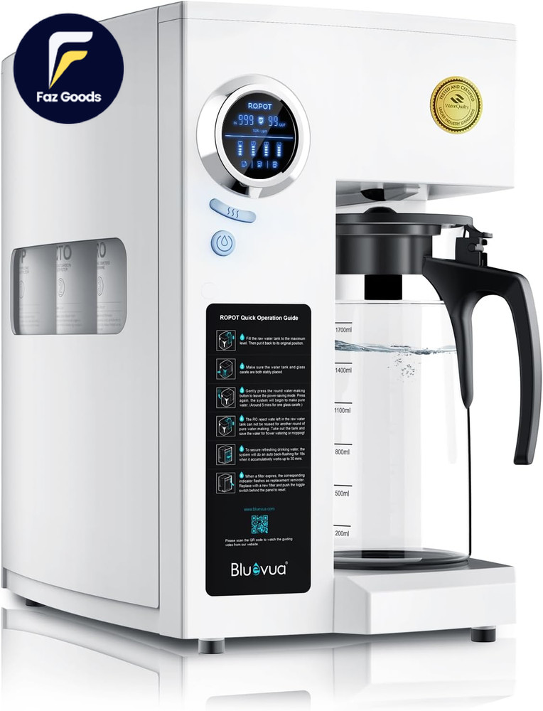 UV Reverse Osmosis System Countertop Water Filter 6 Stage Purification