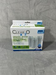Clear 2 Go Water Filters Gravity Water Replacement Filter 60 Gallon New Sealed