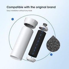 XWFE Water Filter for GE Refrigerators Pack of 2