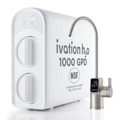 Reverse Osmosis Tankless Water Purifier 1000 GPD Under Sink 8-Stage Smart LED