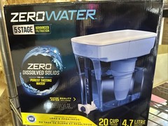 Zero Water 5-Stage Advanced Filtration 20-Cup Model ZD-20RPN, 4.7L Brand New