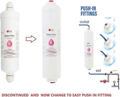 2x Genuine Water Filter for LG ADQ73693903, 5231JA2012B, 5231JA2010B External