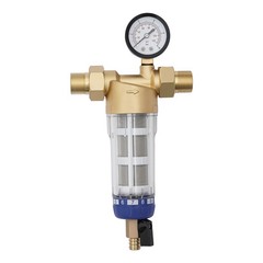 Purewater Whole House Water Pre-Filter System Reusable Spin Down Sediment Filter