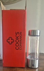 14 oz Silver Cooks Companion Hydro Bottle H2 Generator New