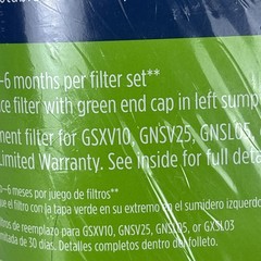 GE FXSVC Dual Stage Drinking Water Replacement Filter Pair Brand New Sealed