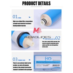 75/100/200/300/400GPD Home Reverse Osmosis RO Membrane Replacement Water System