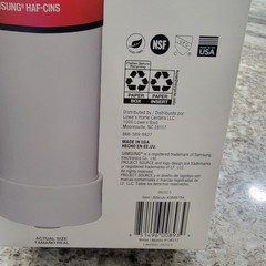 Project Source S-2-2 Refrigerator Water Filter 2 Pack Fits Samsung HAF-CINS NSF