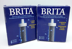 BRITA Bottle Replacement Water Filters 6 Ct+3 Ct=9 Filters Total