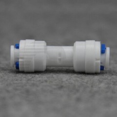 1/4″ 3/8″ Push Fit Fittings Straight Connector For RO Unit Fridge Water Filters