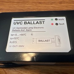 UVC Ballast for 16W Ultraviolet Light Water Purifier Sterilizer Reverse Osmosis