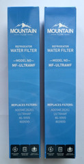 2 Mountain Flow Refrigerator Replacement Water Filters MF-ULTRAWF 46-9999 New