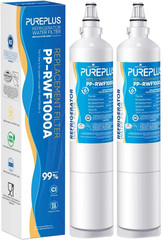PUREPLUS PP-RWF1000A Replacement Refrigerator Water Filter 2 Pack New Sealed