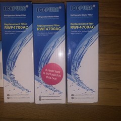 RWF4700AC Water Filter Fit for LT1000P, ADQ747935, LMXS28626D, LT1000PC 3PACK!