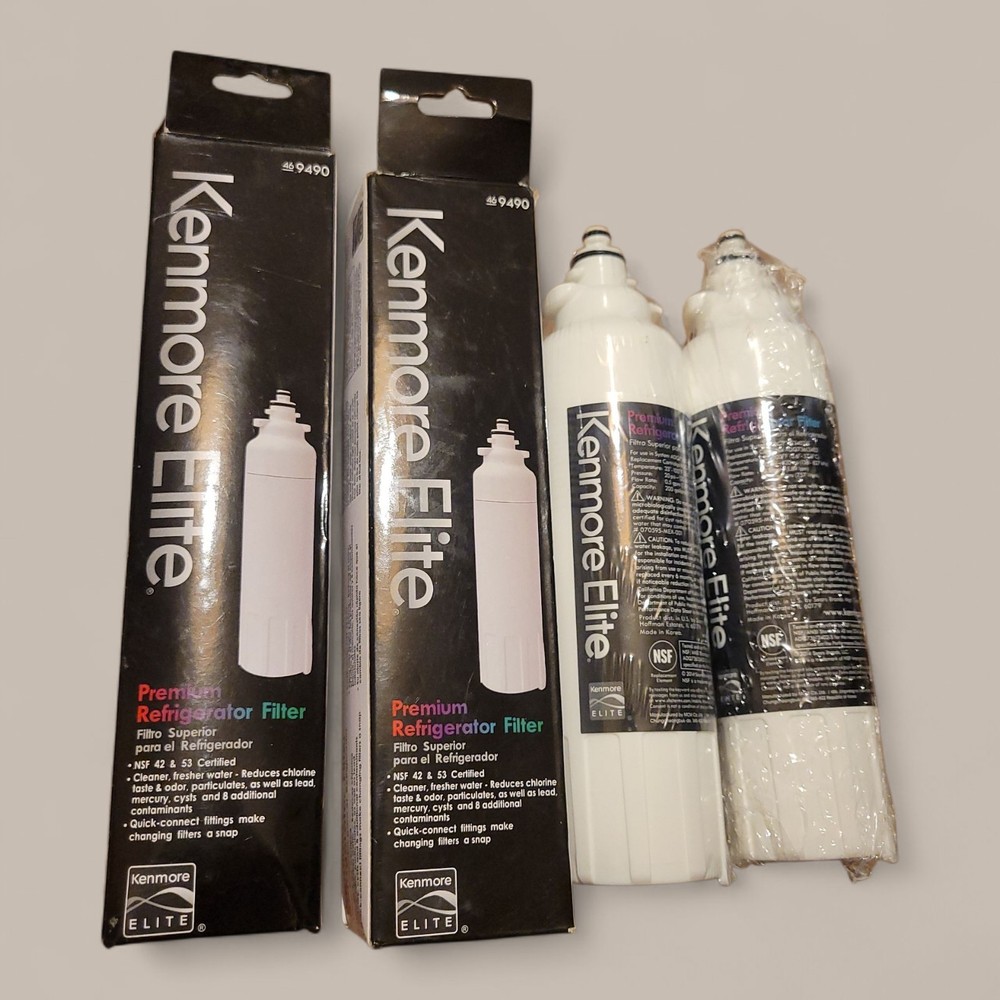 Set of 2 NEW OEM Kenmore Elite 46-9490, 469490 ADQ73613402 Refrigerator Filter