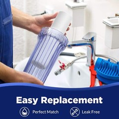 Sediment Melt Blown Water Filter Cartridge Standard 2.5″ x 10″ 5 Micron 50 Pack