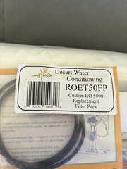 New Reverse Osmosis RO 5000 Replacement Filter Pack ROET50FP