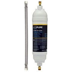 EPINL30 5 Year in-Line Refrigerator Filter-Universal Includes Both 1/4″ Compr…