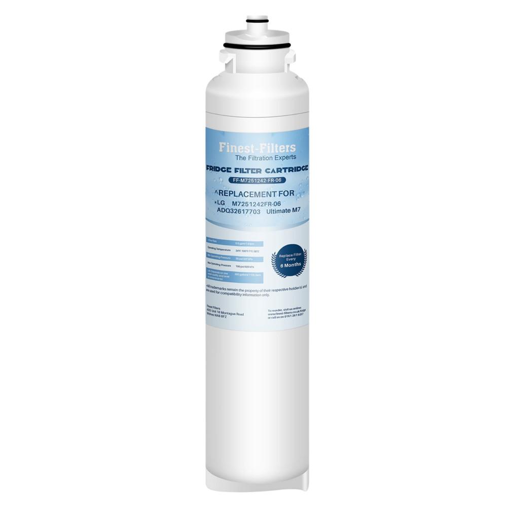 Finest-Filters Fridge Filter Cartridge Compatible with LG – FF-M7251242-FR-06