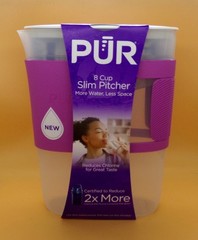 Pur® 6-Cup Pitcher with Purple Sleeve 6 filtered, 2 in Reservoir