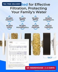 Waterdrop TSB 8 Layer Under Sink Water Filter, Reduces PFAS, PFOA/PFOS, Fluoride