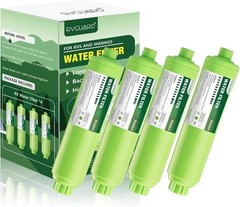 Inline RV Water Filter 4 Pack – Removes Odors, Bad Taste & Chlorine