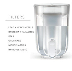 LifeStraw Home Water Filter Dispenser 18 Cup Midnight Blue Bacteria/Parasites