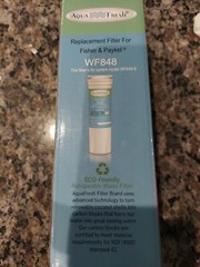 Aqua Fresh Replacement Water Filter For Fisher WF848 Open Box New