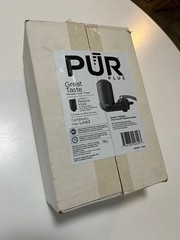 PUR PLUS Faucet Mount Water Filtration System, Gray – FM2500V NEW UNOPENED BOX