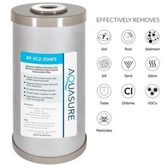 Fortitude V2 Triple Purpose Sediment Carbon Zinc Replacement Filter Standard