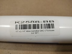 Omnipure K2586-BB GAC Phosphate Inline Icemaker Filters CTO/Scale 1/4″ FPT