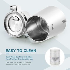 1.6 Gallon Stainless Steel Water Purifier – Automatic Shut-off and Easy Clean