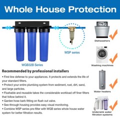 Universal Water Pre-Filter System / Whole House Spin Down Sediment Water Filter