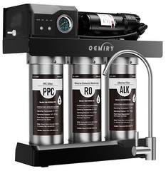 600GPD Tankless Reverse Osmosis System 9-Stage Alkaline Water Filter Stainless