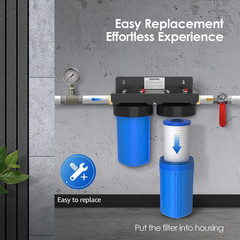 FXHTC AP810 10″ X 4.5″ Whole House Water Filter, Replacement for GE® FXHTC, 3…