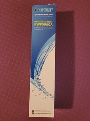 ICEPURE RWF0500A, 4396508, 4392857, EDR5RXD1, Refrigerator Water Filter, 1 Pack