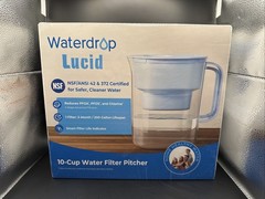 Waterdrop Water Filter Pitcher With Filter, 200-gallon Long-life, 10-cup NEW