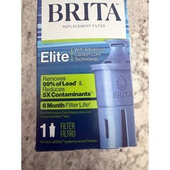 Brita Elite Replacement Water Filter OB06 Blue 6 Month 120 Gallon Lead Reduction