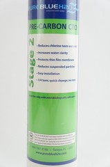 NWOB Sealed Pure Blue H2O Replacement Filter Stage 2 Pre Carbon CTO
