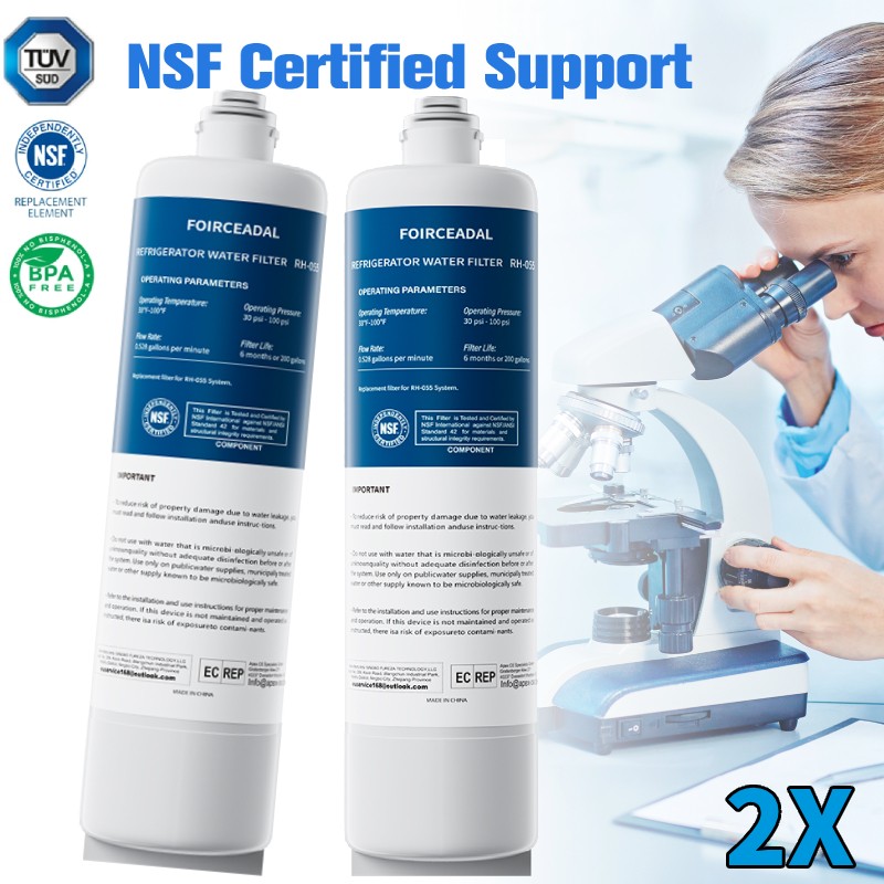 NEW 2X Refrigerator Replace Water Filter for 12033030 11025825 12028325 WFC100MF